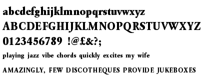 Garamond URW Extra Bold Narrow