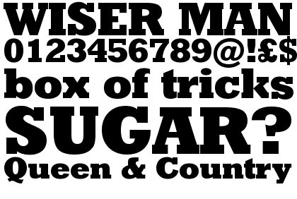 Geometric Slabserif 712 Extra Bold