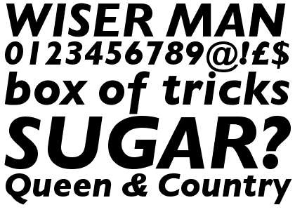 Gill Sans&reg; Heavy Italic