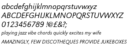 Grotesk URW 2012 Light Italic