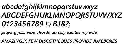 Grotesk URW 2018 Cyrillic Regular Italic