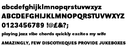 Grotesk URW 2031 Bold