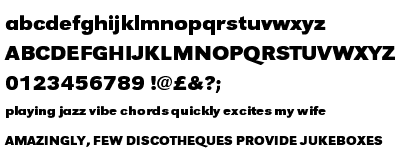 Grotesk URW Bold Wide