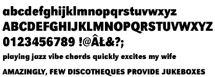 Grotesk URW CE Bold Extra Narrow