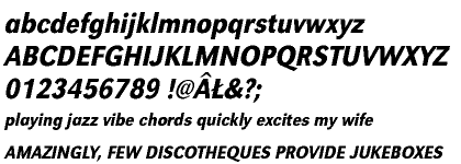 Grotesk URW CE Medium Extra Narrow Oblique