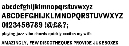 Grotesque Display Bold Condensed