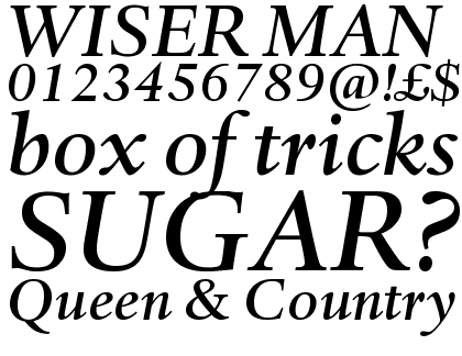 Haarlemmer&trade; Medium Italic