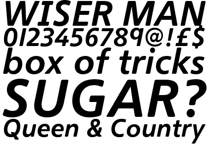 Heinemann Bold Italic