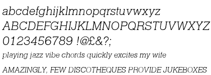 Helserif URW Light Italic