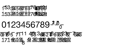 Helvetica&trade; Fraction