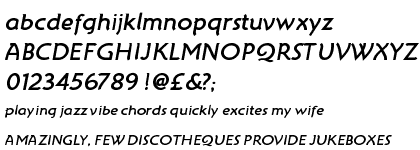 ITC Atelier&trade; Sans Bold Italic