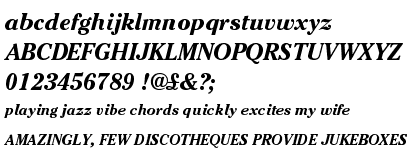 ITC Cheltenham&trade; Pro Bold Italic