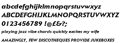 ITC Elan&trade; Bold Italic