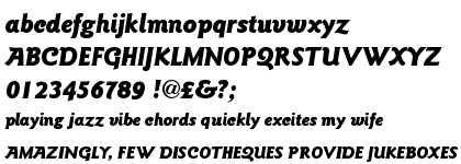 ITC Goudy Sans&trade; Black Italic