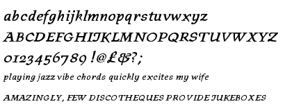 ITC Oldrichium&trade; Demi Italic