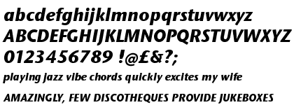 ITC Stone&reg; Sans Bold Italic