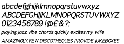 Identikal Sans Regular Italic