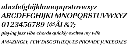 Imperial URW CE Bold Oblique