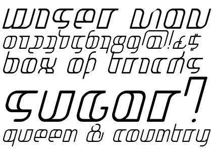 Jakone Condensed Italic