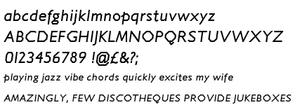 Jillican Bold Italic