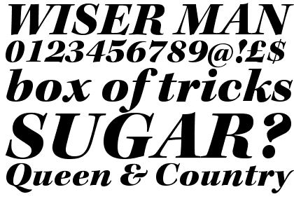 Kepler Black Extended Italic Subhead