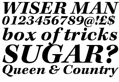 Kepler Bold Extended Italic