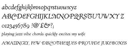 Kingsley Light Italic Swash with O.S. Figs (TC)