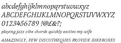 Latienne Regular Italic