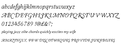 Latienne Swash Regular Italic