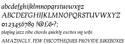 Leipziger Antiqua Italic