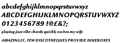 Linex Sans Bold Italic