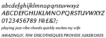 Linex Sans Light Italic