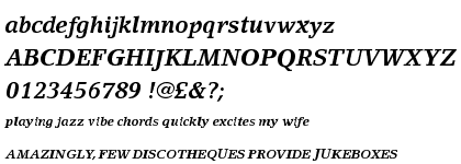 LinoLetter&trade; Bold Italic