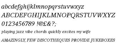 LinoLetter&trade; Italic