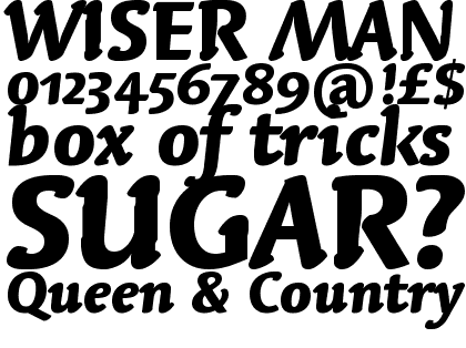 Linotype Syntax&trade; Letter Heavy Italic OsF