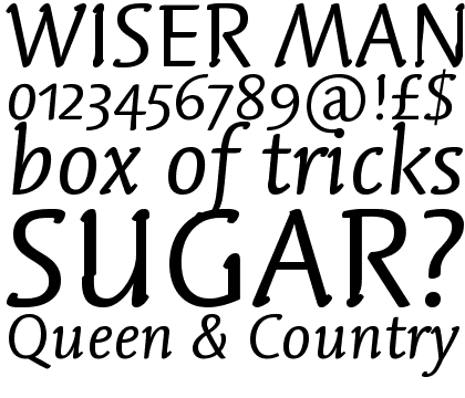 Linotype Syntax&trade; Letter Regular OsF