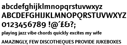 Linotype Textra&trade; Bold