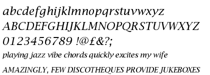 Lucida Bright Italic