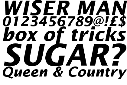 Lucida Sans Bold Italic