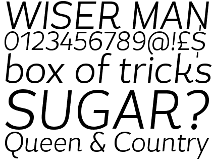 Magallanes Condensed Light Italic