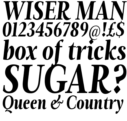 Magneta Condensed Bold Italic