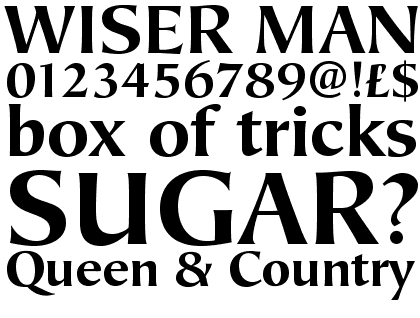 Mariposa Sans Bold