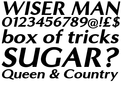 Minerva Modern Black Italic