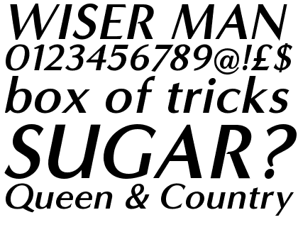 Minerva Modern Bold Italic