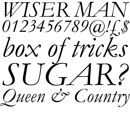 Monotype Garamond Alt Italic