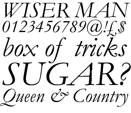 Monotype Garamond Italic ESQ