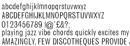 Monotype Grotesque&trade; Light Condensed