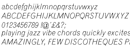 Monotype Grotesque&trade; Light Italic