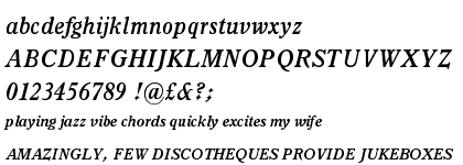 Monotype Italian Old Style&trade; Bold Italic