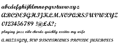 Monotype Script Bold ESQ